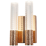 Бра с двумя плафонами Dew Drops Tube Duo Gold Wall Lamp варинант исполнения - 1 | Loft Concept в Барнауле