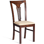 Стул деревянный с узором ручной работы Espresso варинант исполнения - 1 | Loft Concept в Барнауле