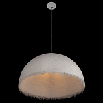 Подвесной светильник в форме купола белого цвета с ажурной бахромой Tactile Line варинант исполнения - 5 | Loft Concept в Барнауле