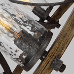 Люстра с цилиндрическим плафонами из толстого волнистого стекла в индустриальном стиле Feiss варинант исполнения - 16 | Loft Concept в Барнауле