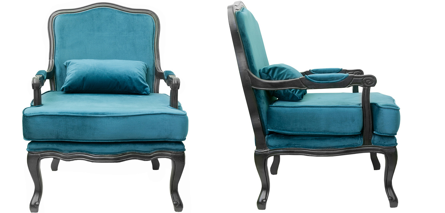 Кресло Harold Chair blue Кресло Harold Chair blue - Loft-Concept в Барнауле