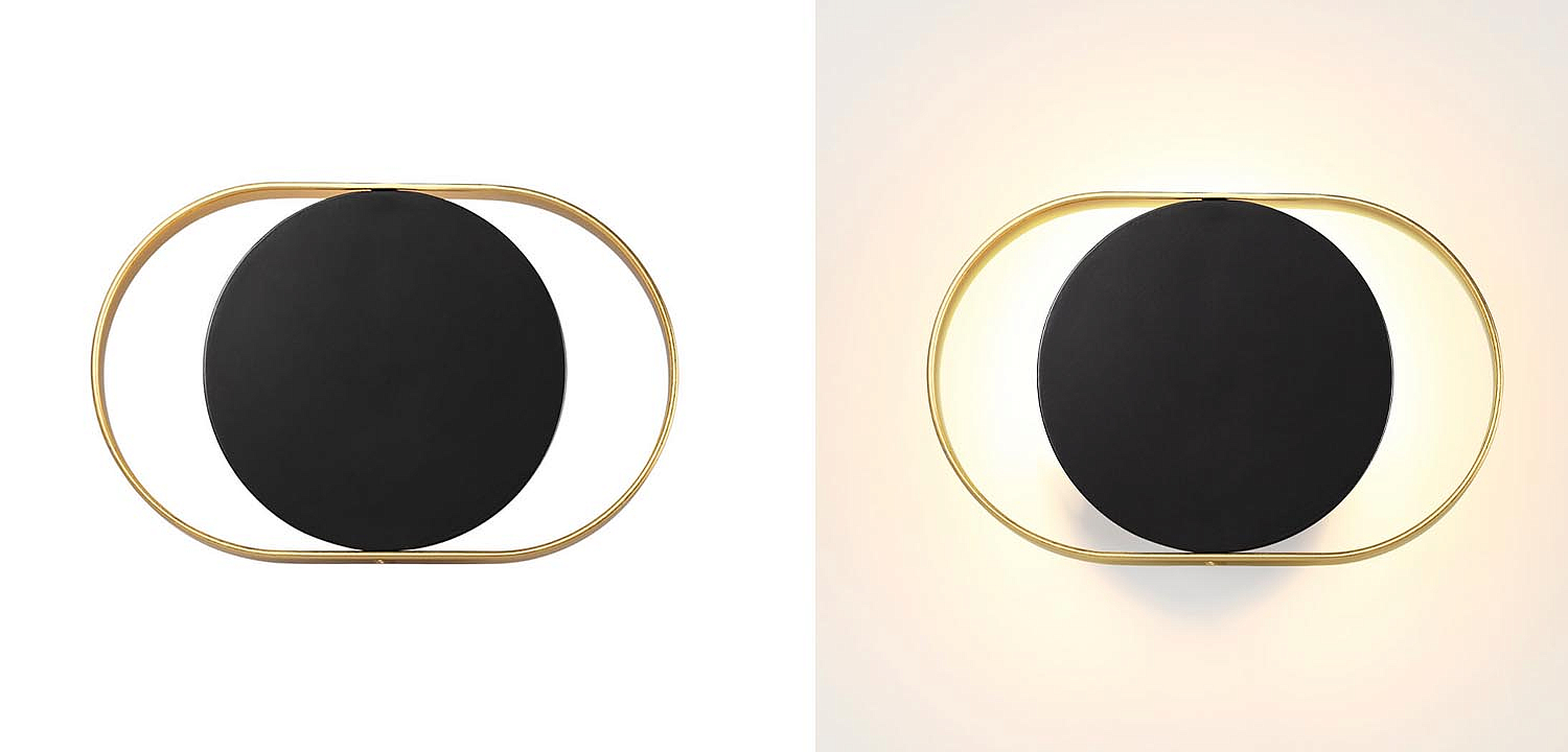 Бра Globo Ocular Sconce Oval Black Бра Globo Ocular Sconce Oval Black - Loft-Concept в Барнауле