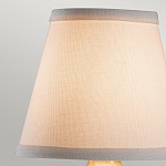 Бра со стеклянным шарообразным декором с пузырьками и бежевым абажуром Feiss варинант исполнения - 2 | Loft Concept в Барнауле