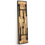 Скамья с сиденьем из массива акации Damon Industrial Wooden Bench варинант исполнения - 3 | Loft Concept в Барнауле