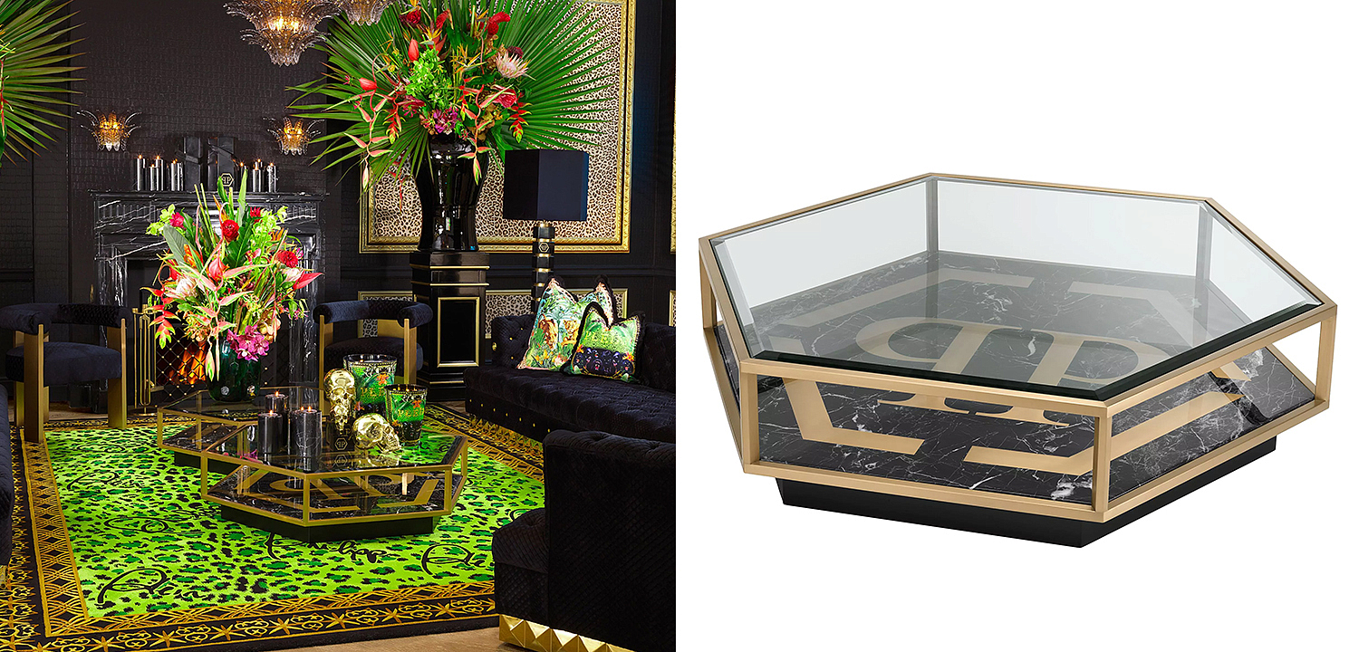 Кофейный стол Philipp Plein Coffee Table Falcon View Кофейный стол Philipp Plein Coffee Table Falcon View - Loft-Concept в Барнауле