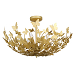 Потолочный светильник с абажуром оформленным в виде стаи бабочек Eternal Butterflies варинант исполнения - 2 | Loft Concept в Барнауле