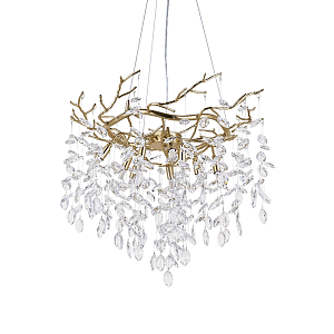 Люстра Floes Gold Хрустальная