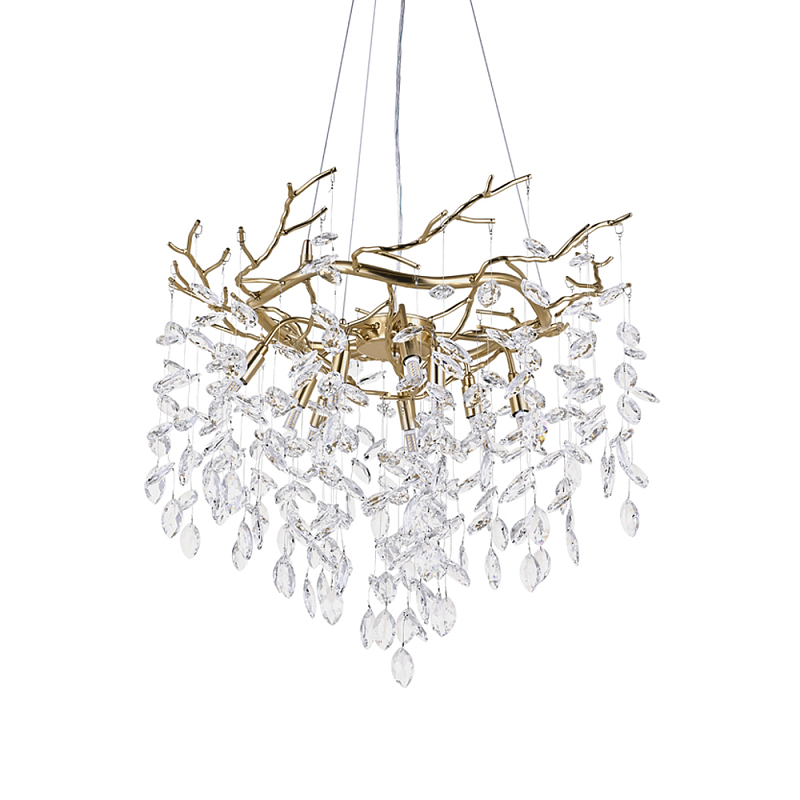 Люстра Floes Gold Хрустальная Золотой в Барнауле | Loft Concept 
