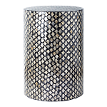 Столик круглый с инкрустацией Laura Black варинант исполнения - 1 | Loft Concept в Барнауле