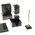 Настольный письменный набор из нефрита в подарочной коробке Victorious варинант исполнения - 5 | Loft Concept в Барнауле