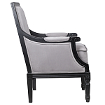 Кресло Harry Armchair black and grey velour варинант исполнения - 2 | Loft Concept в Барнауле