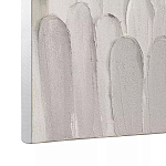 Панно декоративное с ручной росписью Gray Strokes варинант исполнения - 1 | Loft Concept в Барнауле