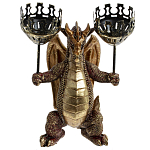 Подсвечник в виде дракона Dragon with Two Candlesticks варинант исполнения - 5 | Loft Concept в Барнауле