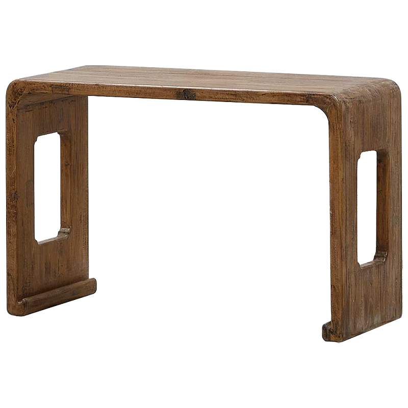 Деревянная консоль Plourde Wooden Console Коричневый Деревянная консоль Plourde Wooden Console Коричневый в Барнауле | Loft Concept
