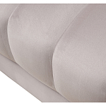 Диван двухместный велюровый бежевый Facilities Status варинант исполнения - 3 | Loft Concept в Барнауле