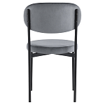 Стул с круглым сиденьем на металлическом основании ALFIE CHAIR Grey варинант исполнения - 3 | Loft Concept в Барнауле