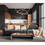 Люстра с подвесами в форме треугольников Niamh Barry варинант исполнения - 11 | Loft Concept в Барнауле