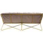 Трехместный диван на металлическом каркасе с цветочным принтом в стиле шинуазри Chinoiserie Birds on a Tree Sofa варинант исполнения - 6 | Loft Concept в Барнауле