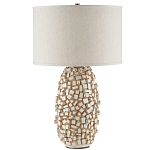 Настольная лампа с декором на корпусе в виде кубиков Sugar Cubes варинант исполнения - 3 | Loft Concept в Барнауле