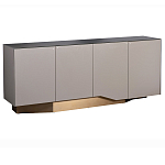 Комод со стеклянной столешницей и с выдвижными ящиками Minimalist Accent варинант исполнения - 1 | Loft Concept в Барнауле