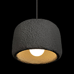 Подвесной светильник с цилиндрическим фактурным абажуром Sergey Makhno варинант исполнения - 5 | Loft Concept в Барнауле