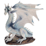 Декоративная статуэтка Белый Дракон Dragon White Statuette варинант исполнения - 3 | Loft Concept в Барнауле