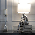 Настольная лампа TERRAMI с абажуром варинант исполнения - 3 | Loft Concept в Барнауле