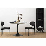 Стул мягкий Alfie Chair черный варинант исполнения - 6 | Loft Concept в Барнауле