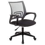 Офисное кресло с основанием из черного пластика Desk chairs Grey варинант исполнения - 1 | Loft Concept в Барнауле