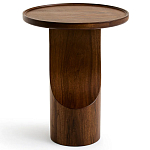 Приставной столик из массива дерева Walnut варинант исполнения - 3 | Loft Concept в Барнауле