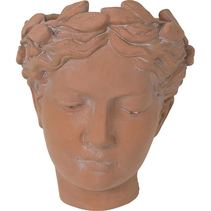 Кашпо Roman face Коричневый Кашпо Roman face Коричневый в Барнауле | Loft Concept