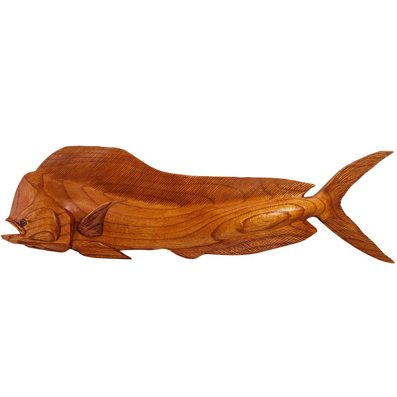 Статуэтка деревянная в виде рыбы Fish of the World Коричневый Статуэтка деревянная в виде рыбы Fish of the World Коричневый в Барнауле | Loft Concept