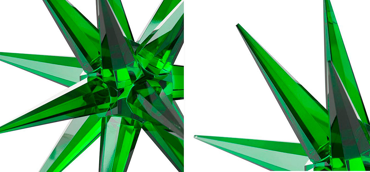 Статуэтка стеклянная зеленая звезда Green Star Статуэтка стеклянная зеленая звезда Green Star - Loft-Concept в Барнауле