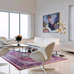 Торшер в виде белых и золотых цветов каллы Refined Taste of Light варинант исполнения - 1 | Loft Concept в Барнауле