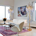 Торшер в виде золотого дерева с листьями FAIRYTREE Light варинант исполнения - 3 | Loft Concept в Барнауле