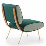 Дизайнерское кресло без подлокотников Gio Ponti ROUND D.154.5 Armchair варинант исполнения - 2 | Loft Concept в Барнауле