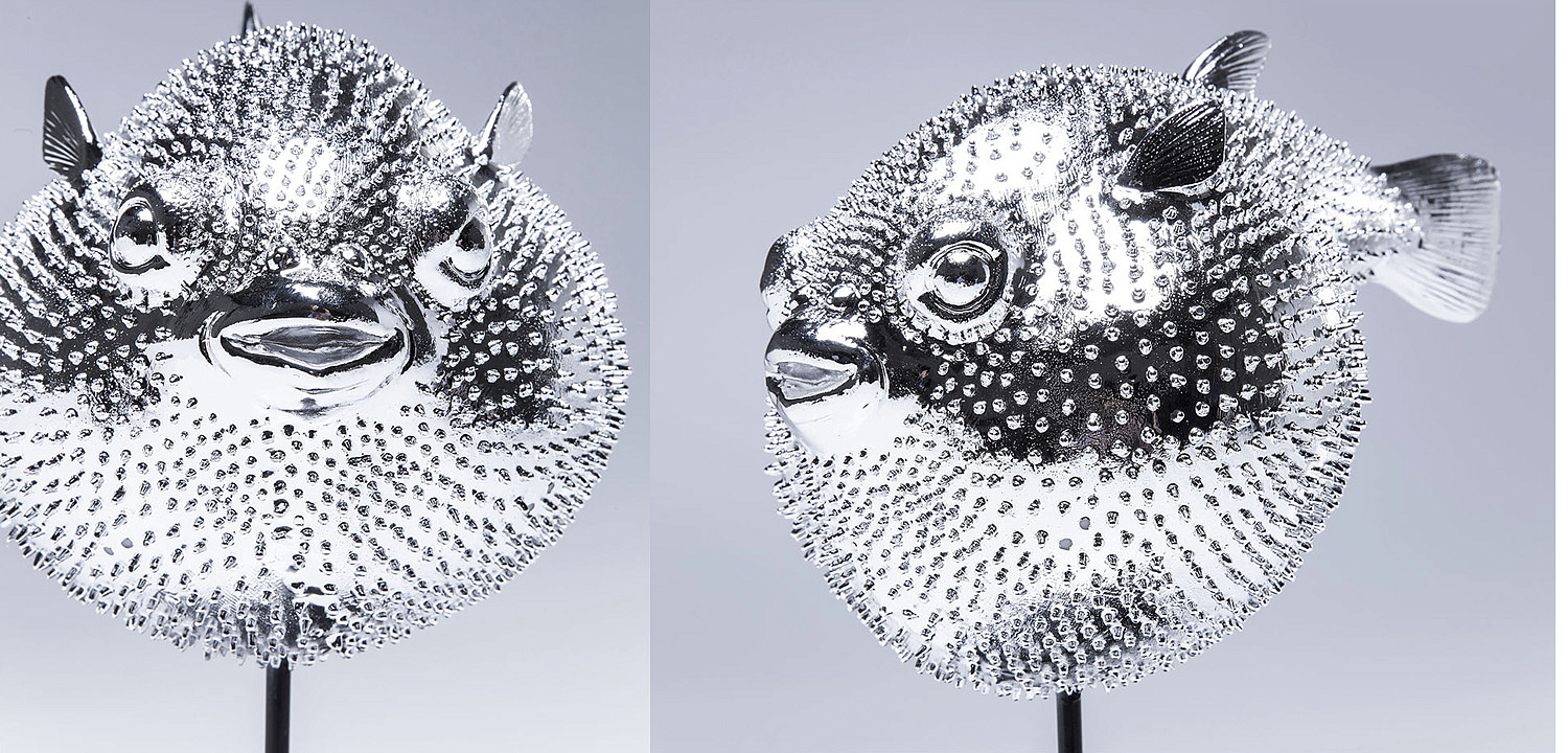 Статуэтка Silver Blowfish Статуэтка Silver Blowfish - Loft-Concept в Барнауле