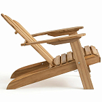 Уличное кресло из массива акации Adirondack Wooden Chair Natural варинант исполнения - 5 | Loft Concept в Барнауле