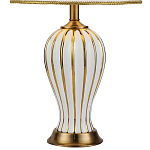 Настольная лампа с абажуром Celestina White Gold Lampshade Table Lamp варинант исполнения - 3 | Loft Concept в Барнауле