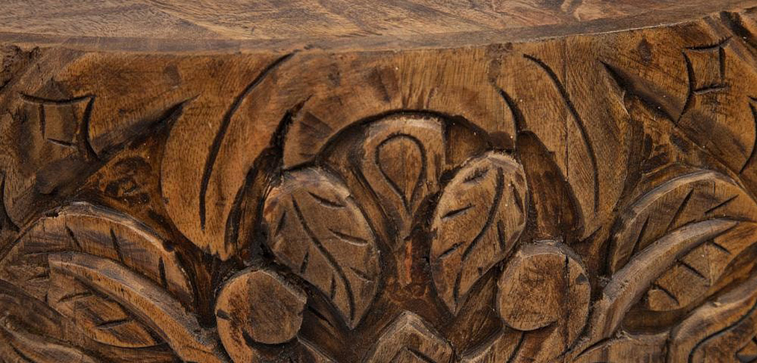 Кофейный стол Indian Carved Mango Tree  - Loft-Concept в Барнауле