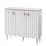 Консоль с дверками и белым рельефным фасадом Expanses of Beauty варинант исполнения - 1 | Loft Concept в Барнауле