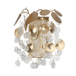 Бра с декоративными подвесками из прозрачного стекла в форме монеток FAIRYTREE Light варинант исполнения - 1 | Loft Concept в Барнауле