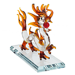 Декоративная стеклянная статуэтка Дракон Glass Dragon Statuette варинант исполнения - 2 | Loft Concept в Барнауле