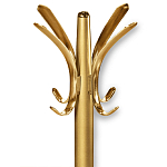 Вешалка золотого цвета с 4-мя крючками из пластика Curves Hangers варинант исполнения - 2 | Loft Concept в Барнауле