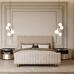 Подвесной светильник с 5-ю белыми шарообразными плафонами Bubble Chandelier варинант исполнения - 5 | Loft Concept в Барнауле