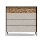 Комод 4 ящика с подсветкой на рельефном фасаде Warm Industrial варинант исполнения - 5 | Loft Concept в Барнауле