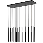 Люстра каскадная черная Black Cascade Chandelier варинант исполнения - 1 | Loft Concept в Барнауле