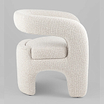 Кресло дизайнерское для лаунж зоны жемчужного цвета Pearl Lounge варинант исполнения - 8 | Loft Concept в Барнауле