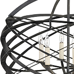 Люстра черная из эллиптических элементов Overlapping Orbits варинант исполнения - 1 | Loft Concept в Барнауле