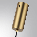 Подвесной светильник с плафоном в форме цилиндра из алебастра Cryptocrystalline Stone варинант исполнения - 4 | Loft Concept в Барнауле